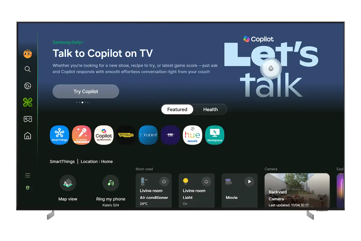2025 Samsung TVs Microsoft CoPilot
