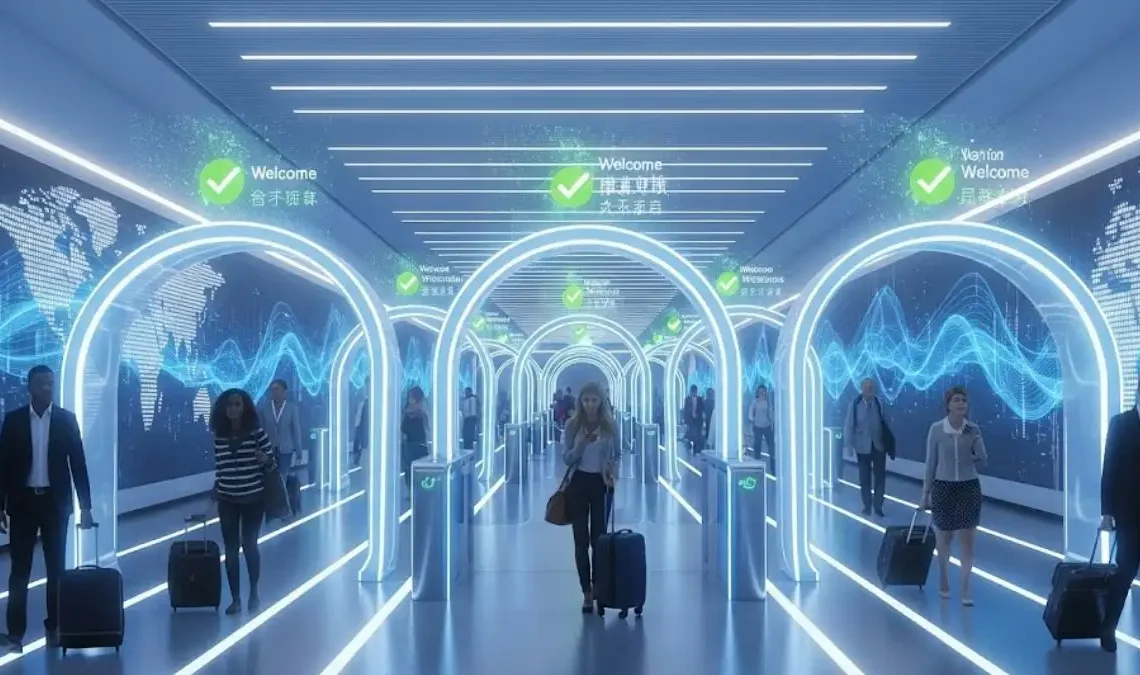 Dubai International AI-Powered Passport Control Corridor