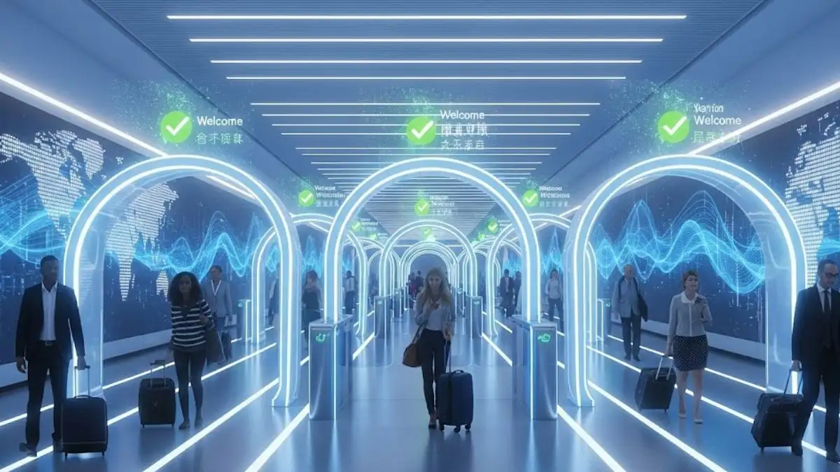 Dubai International AI-Powered Passport Control Corridor