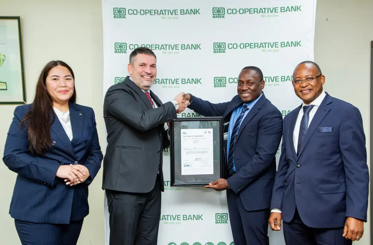 Co-operative Bank Secures ISO/IEC 27001:2022 Certification Co-operative bank of kenya ISO:IEC 27001-2022 Certification