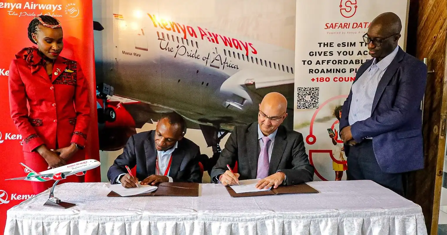 Kenya Airways KQSafari Data with RoamBuddy