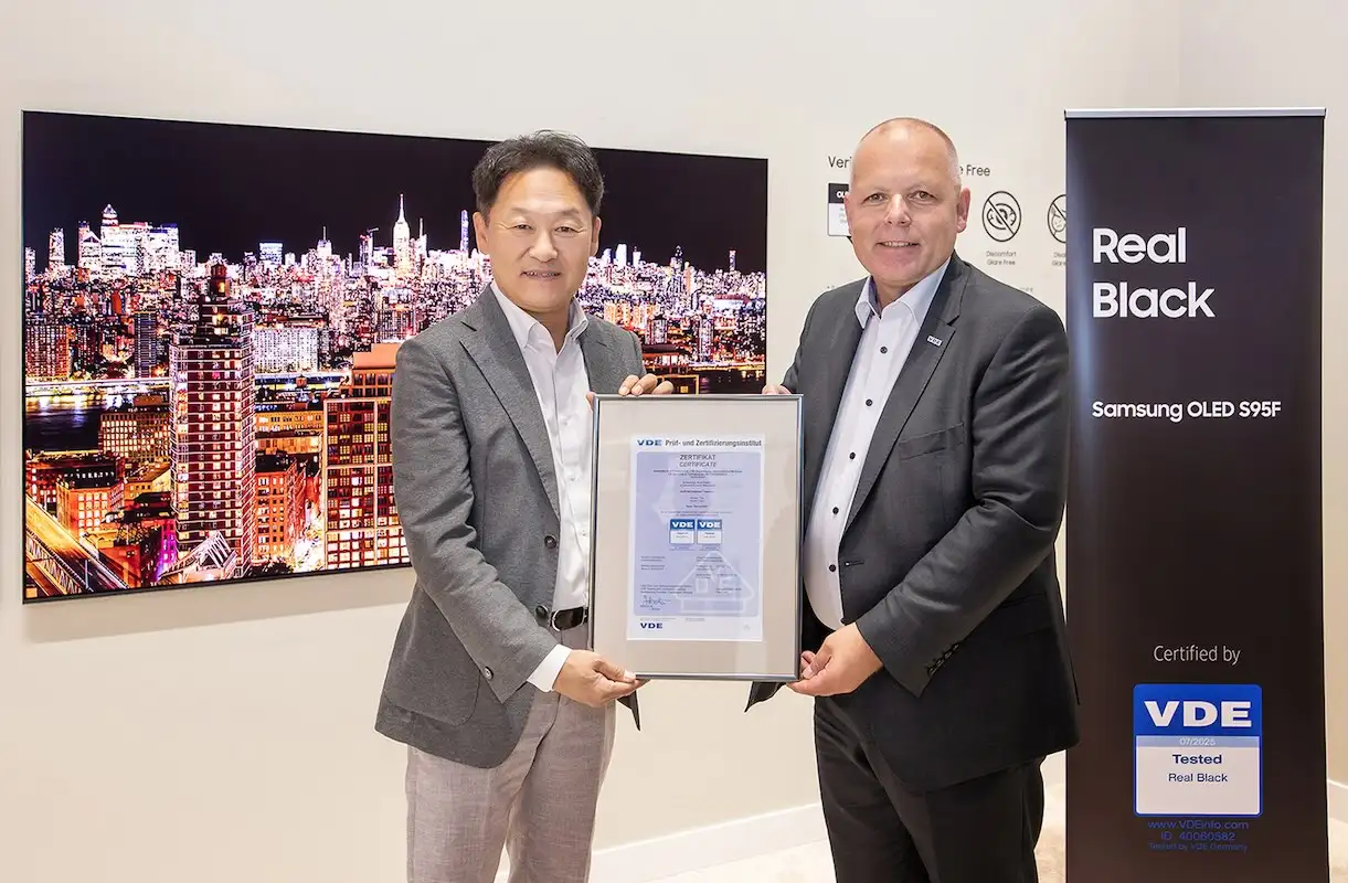 Samsung OLED VDE ‘Real Black’ Certification