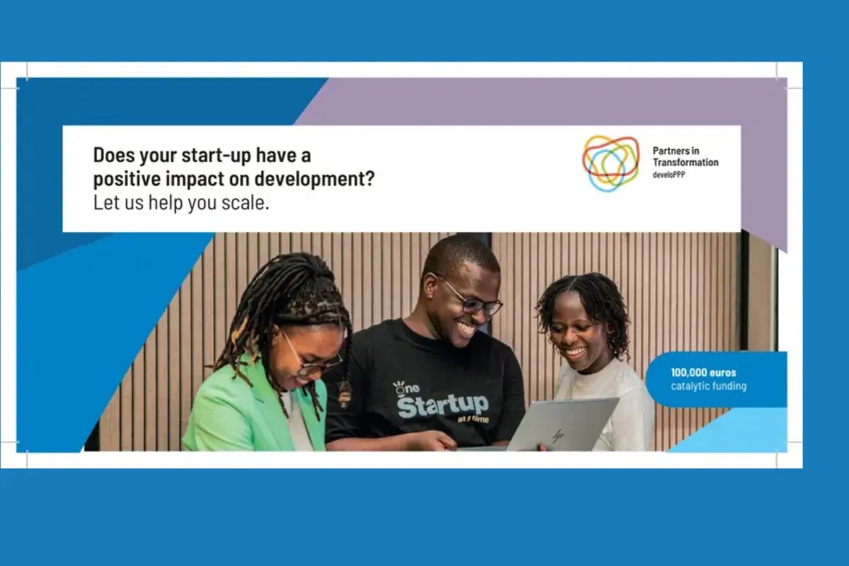Kenyan Startups Invited to Secure 100,000 euros in Non-Dilutive Funding Opportunity develoPPP Ventures Cohort 10