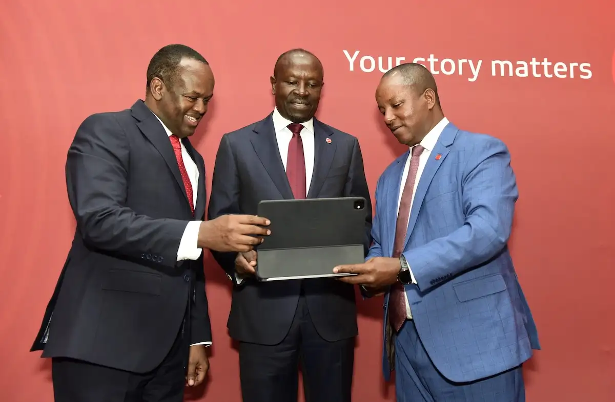 Absa Bank Kenya Profit Rises 10% to KSh 22.9 Billion as Impairments Fall Absa Bank Kenya Managing Director & CEO Abdi Mohamed (L), Board Chairman Mohammed Nyaoga (C) and Chief Finance Officer Yusuf Omari (R)