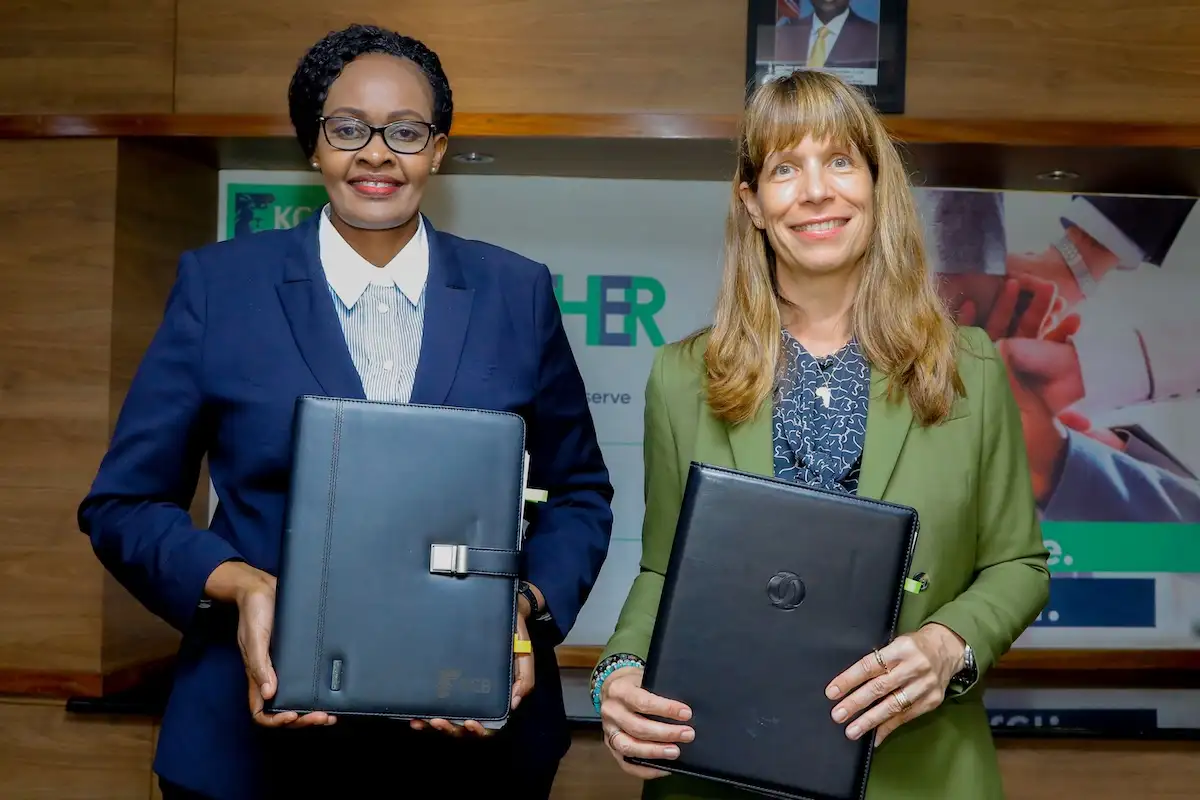 KCB Secures $100 Million EBRD Facility to Boost MSME Lending and Green Finance in Kenya KCB's Annastacia Kimtai (left) with EBRD's Dr. Heike Harmgart (right)