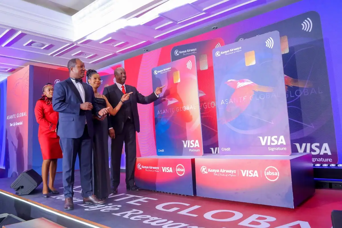 Visa Partners with Kenya Airways and Absa to Launch Asante Global Travel Card in Kenya Visa, Absa and KQ partnership